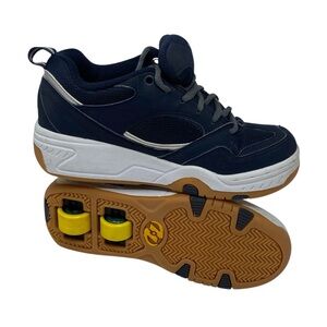 Heelys Adult Rapid Wheeled‎ Skate Shoes Navy / White /Yellow Men’s Size 4